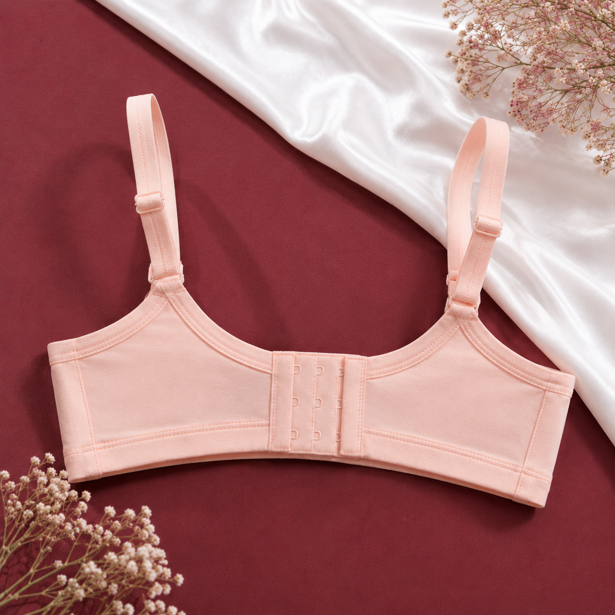 Peach Lace Bralette