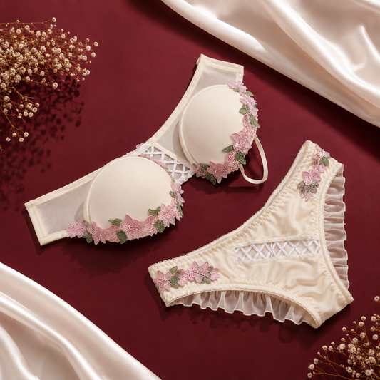 Blossom Lace Lingerie Set