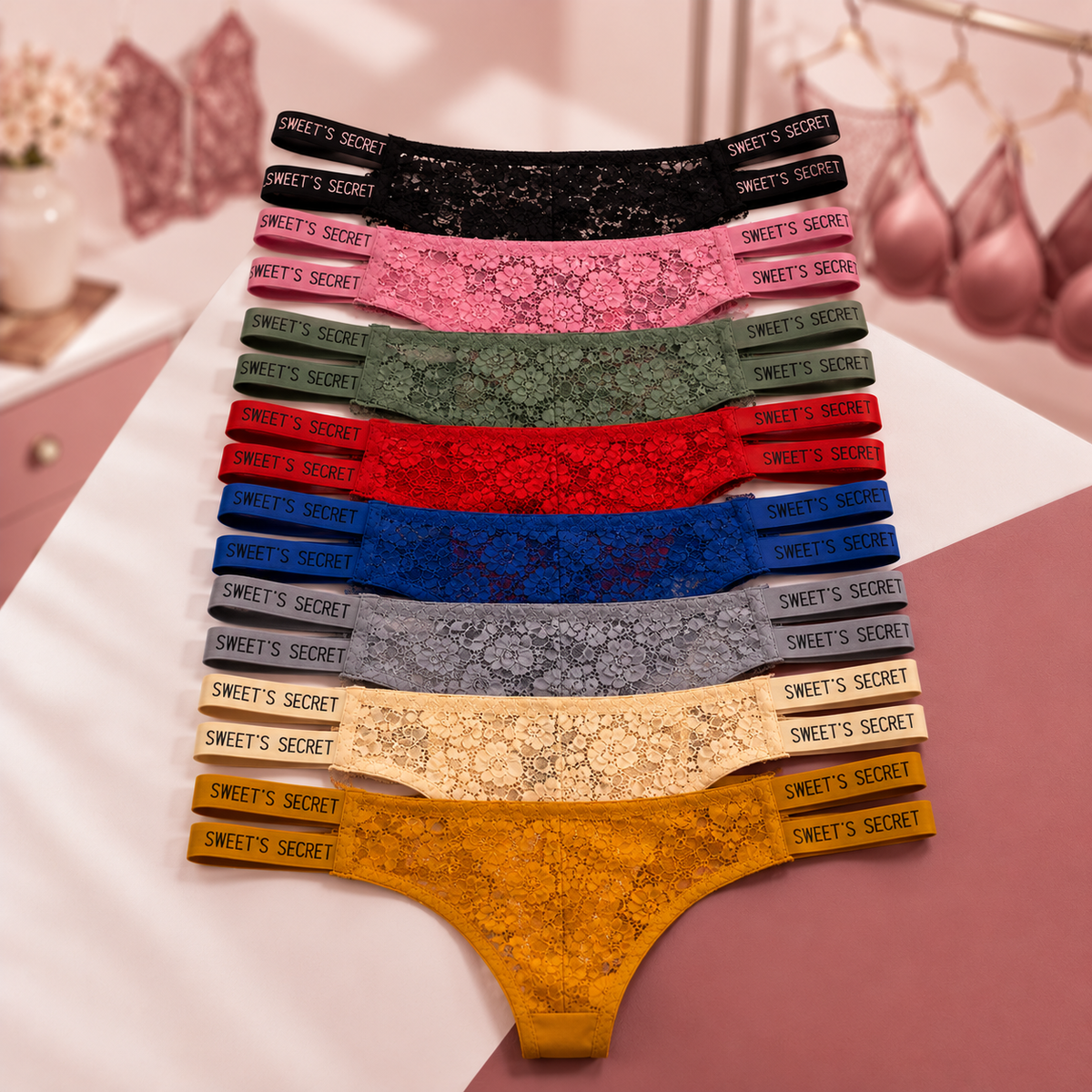Sweet’s Secret Floral Lace Panty – Comfort & Style